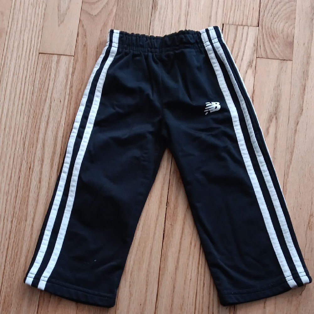 New Balance Kids Black Track Pants 12 Months